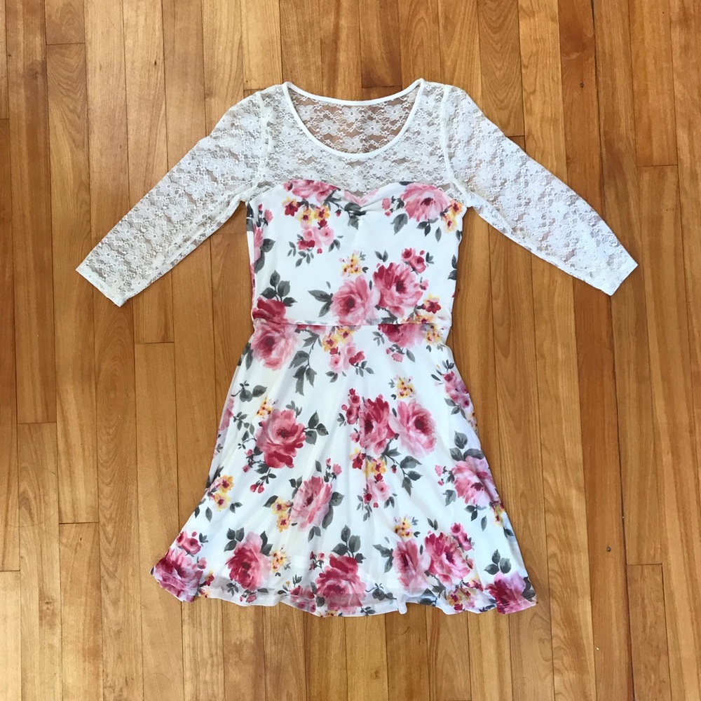 abercrombie kids girls floral dress